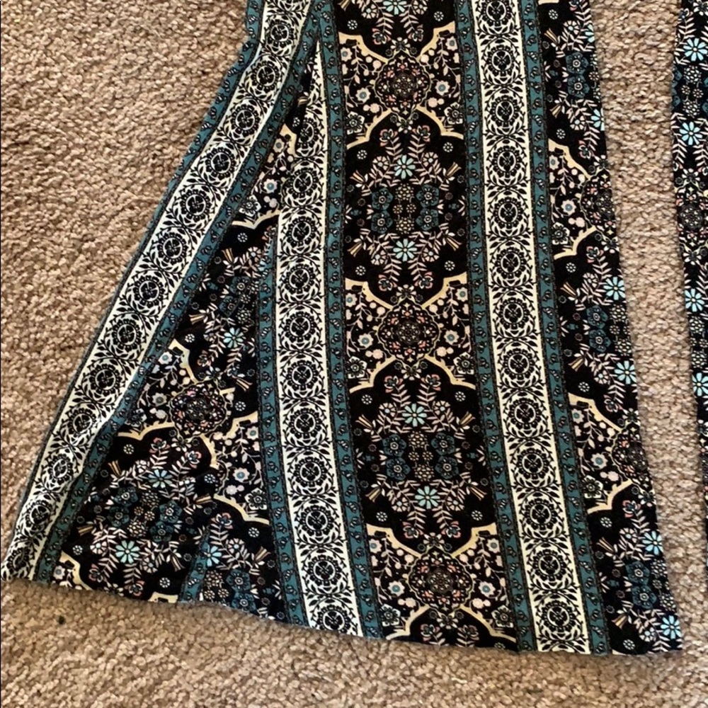 High wasted bell bottom leggings.